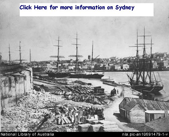 Sydney in colonial times
