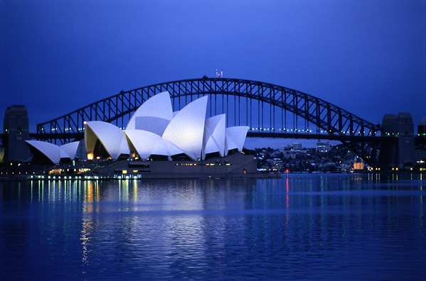 Sydney's Opera House and Harbour Bridge